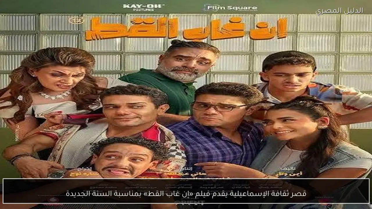 قصر ثقافة الإسماعيلية يقدم فيلم «إن غاب القط» بمناسبة السنة الجديدة