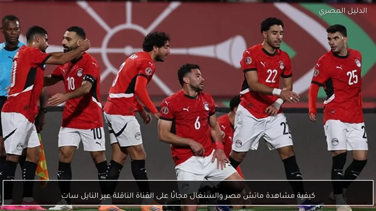 كيفية مشاهدة ماتش مصر والسنغال مجانًا على القناة الناقلة عبر النايل سات