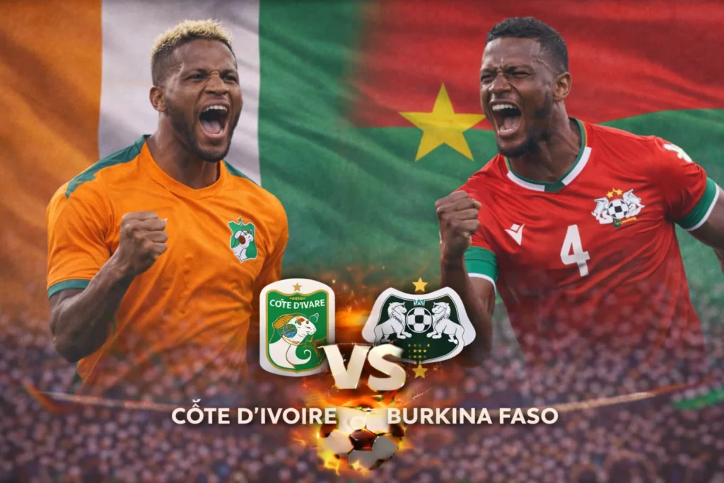 مباراة كوت ديفوار وبوركينا فاسو في كأس الأمم الأفريقية