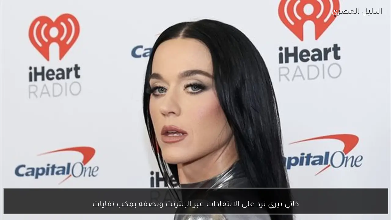 كاتي بيري ترد على الانتقادات عبر الإنترنت وتصفه بمكب نفايات