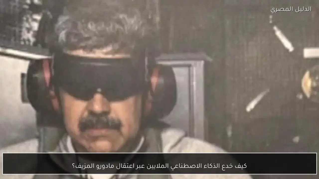 كيف خدع الذكاء الاصطناعي الملايين عبر اعتقال مادورو المزيف؟