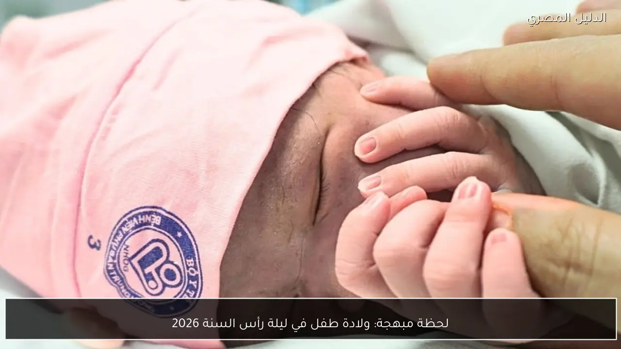 لحظة مبهجة: ولادة طفل في ليلة رأس السنة 2026
