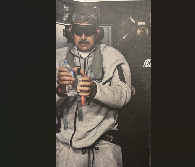 الصورة الاولى لمادورو نشرت على الصفحة الخاصة بترامب (إكس)