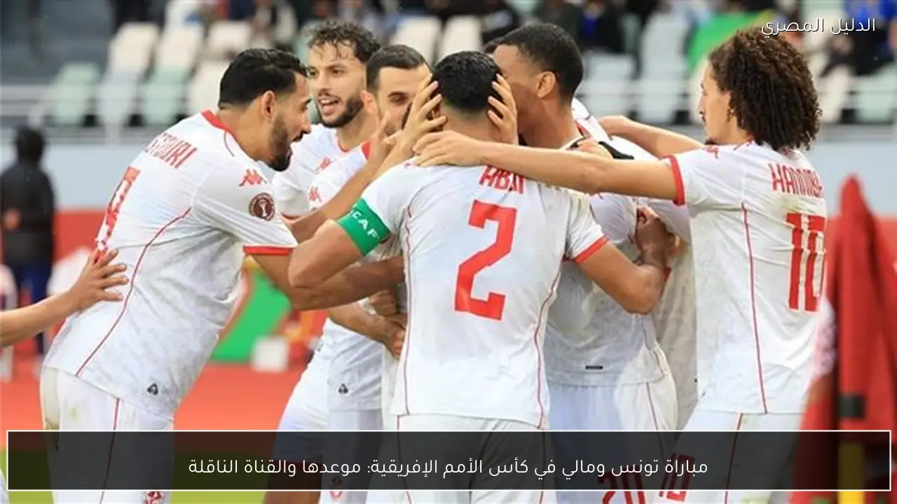 مباراة تونس ومالي في كأس الأمم الإفريقية: موعدها والقناة الناقلة