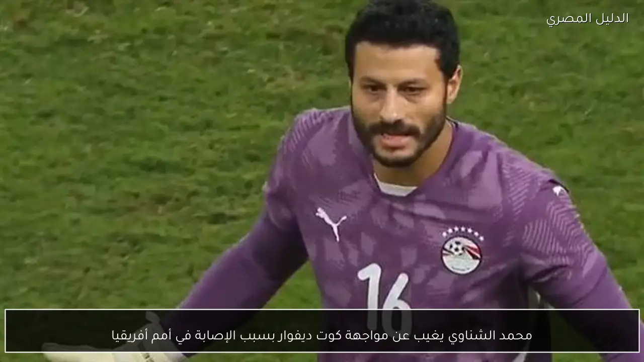 محمد الشناوي يغيب عن مواجهة كوت ديفوار بسبب الإصابة في أمم أفريقيا