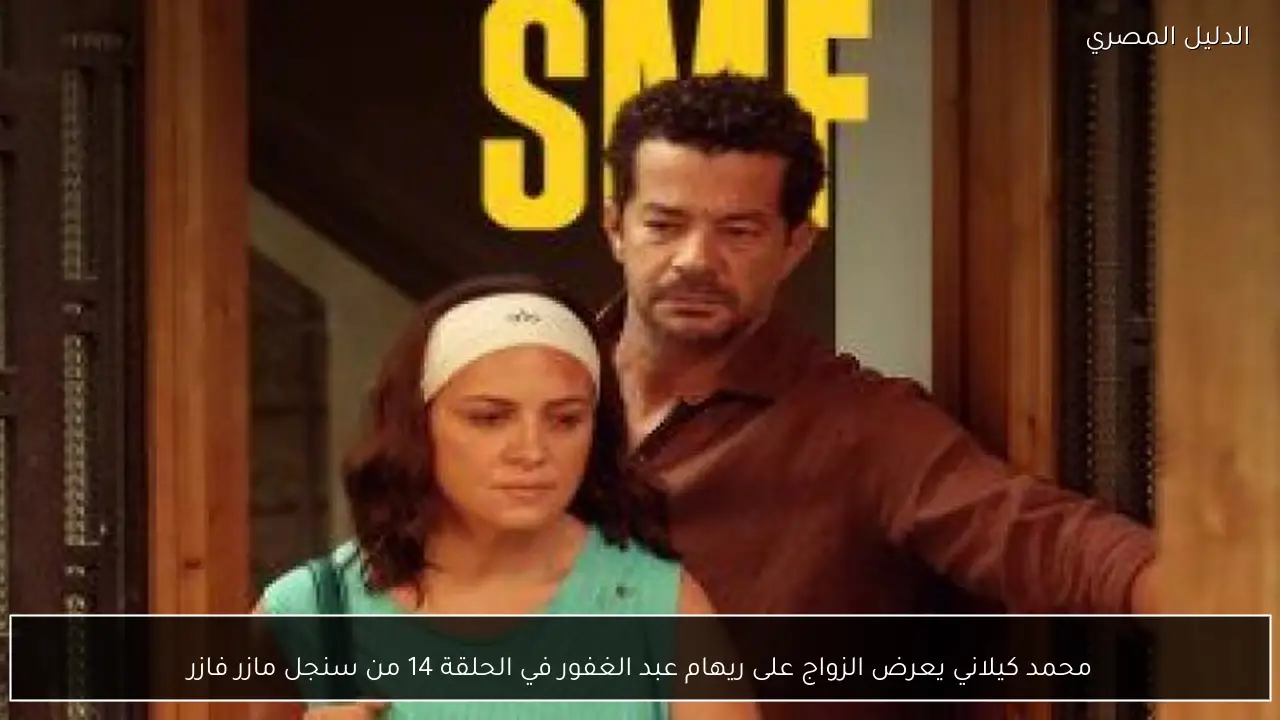 محمد كيلاني يعرض الزواج على ريهام عبد الغفور في الحلقة 14 من سنجل مازر فازر