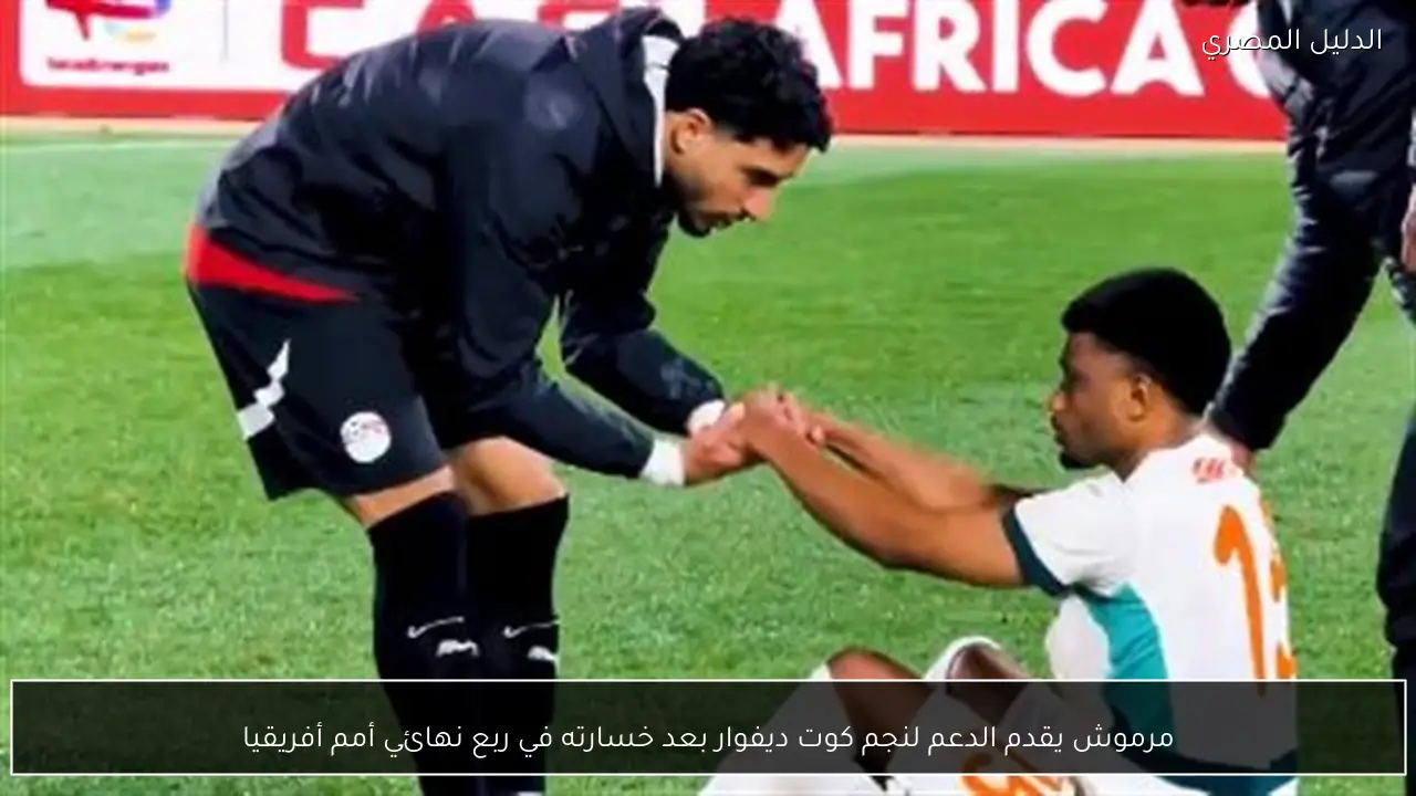 مرموش يقدم الدعم لنجم كوت ديفوار بعد خسارته في ربع نهائي أمم أفريقيا