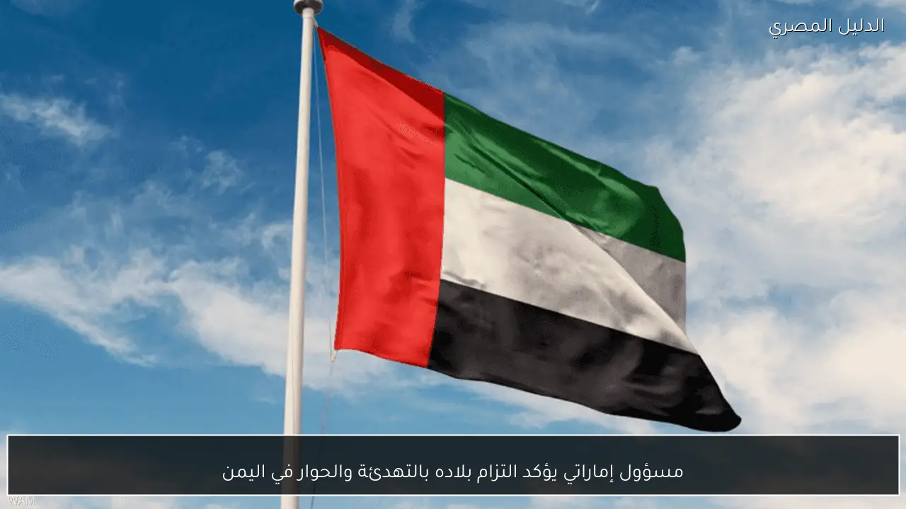 مسؤول إماراتي يؤكد التزام بلاده بالتهدئة والحوار في اليمن