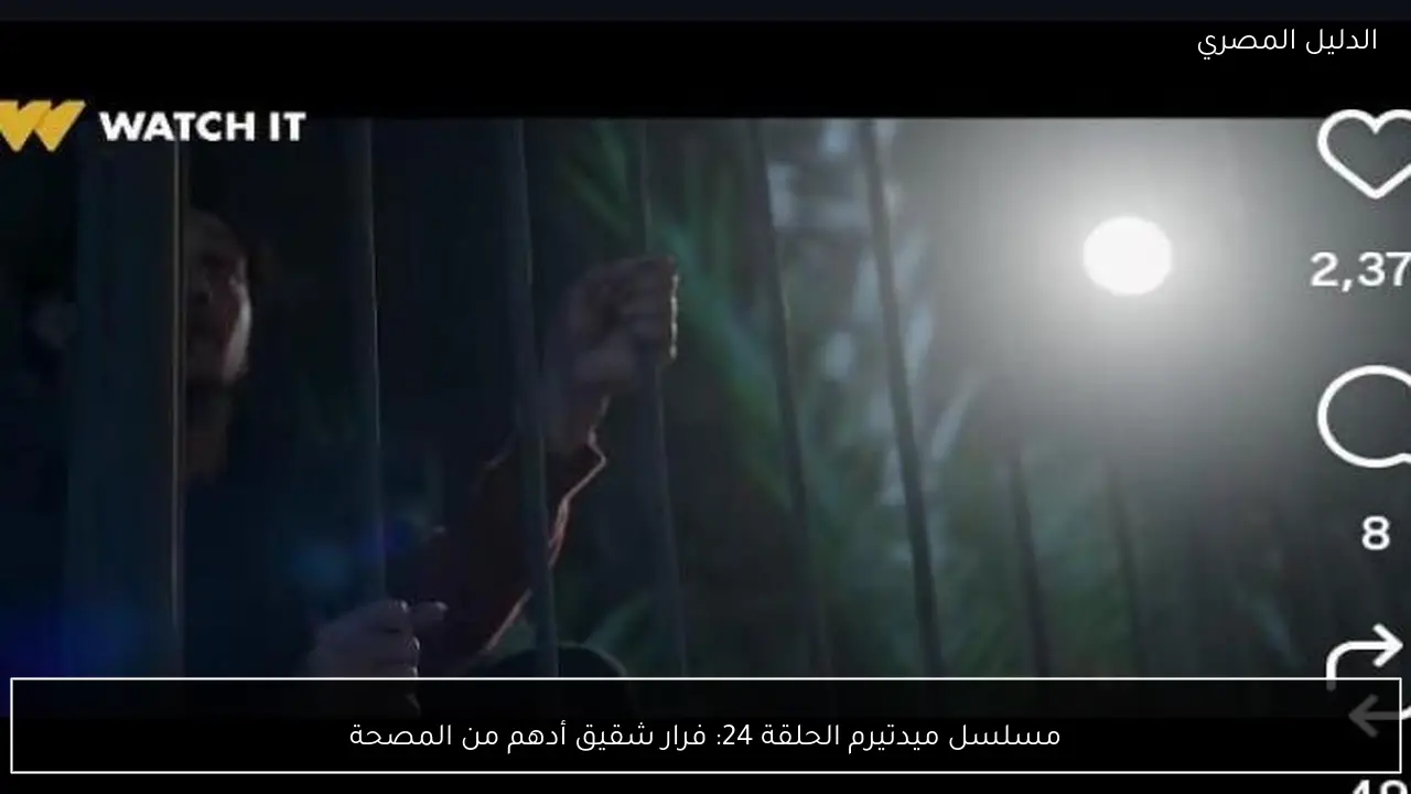 مسلسل ميدتيرم الحلقة 24: فرار شقيق أدهم من المصحة