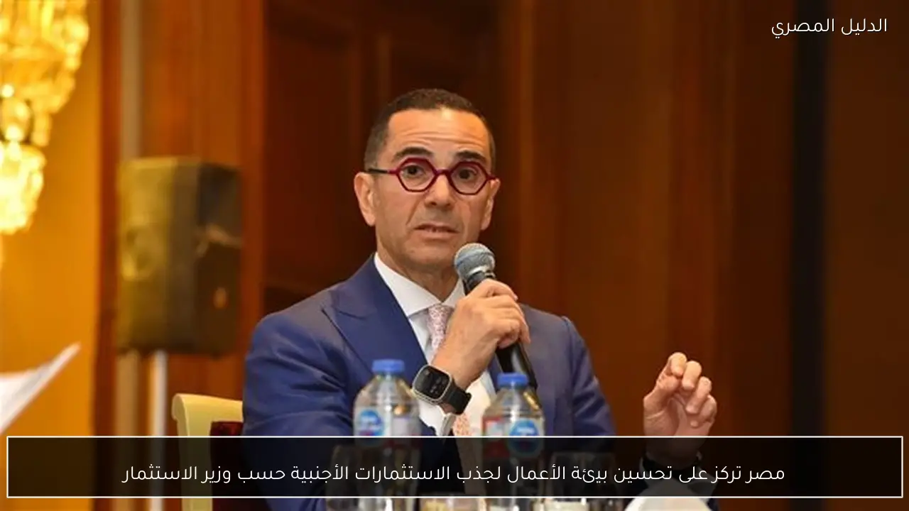 مصر تركز على تحسين بيئة الأعمال لجذب الاستثمارات الأجنبية حسب وزير الاستثمار