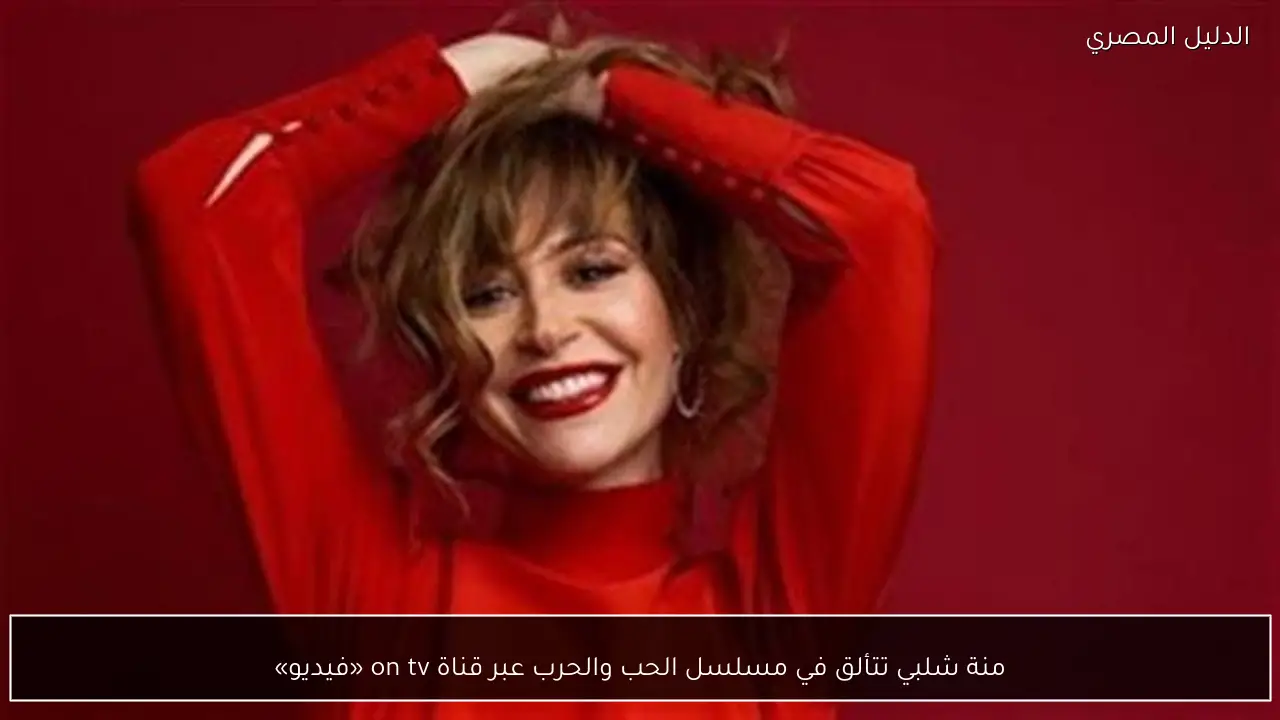 منة شلبي تتألق في مسلسل الحب والحرب عبر قناة on tv «فيديو»