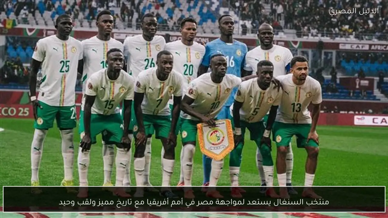 منتخب السنغال يستعد لمواجهة مصر في أمم أفريقيا مع تاريخ مميز ولقب وحيد