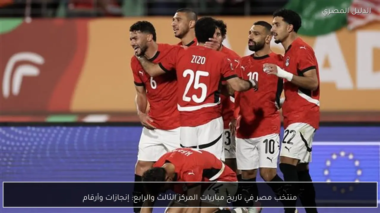 منتخب مصر في تاريخ مباريات المركز الثالث والرابع: إنجازات وأرقام