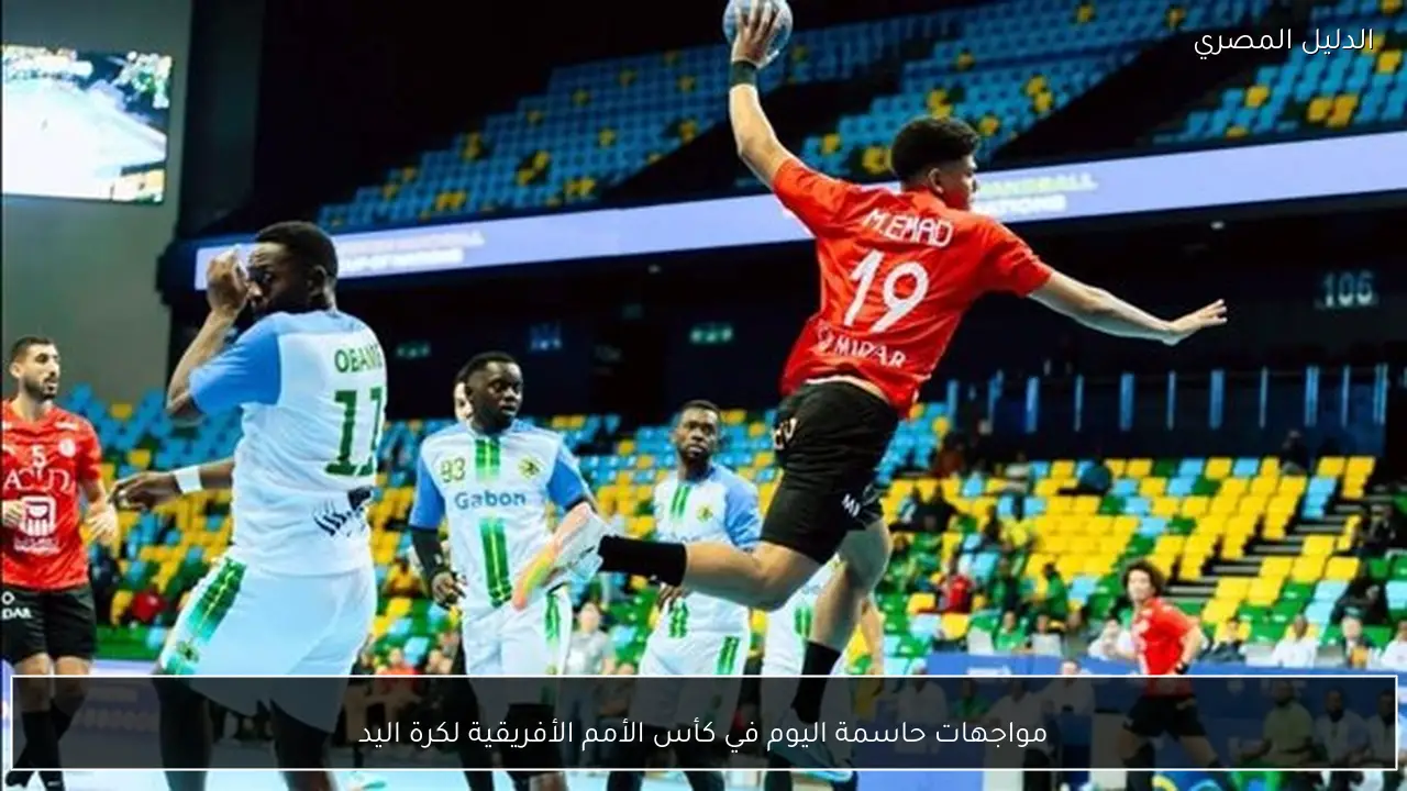 مواجهات حاسمة اليوم في كأس الأمم الأفريقية لكرة اليد