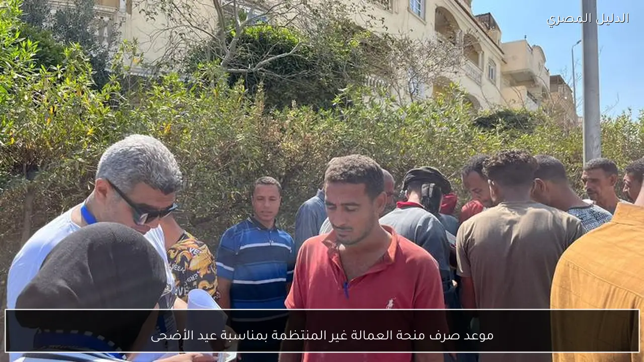 موعد صرف منحة العمالة غير المنتظمة بمناسبة عيد الأضحى