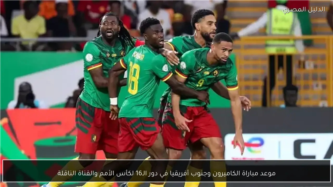 موعد مباراة الكاميرون وجنوب أفريقيا في دور الـ16 لكأس الأمم والقناة الناقلة