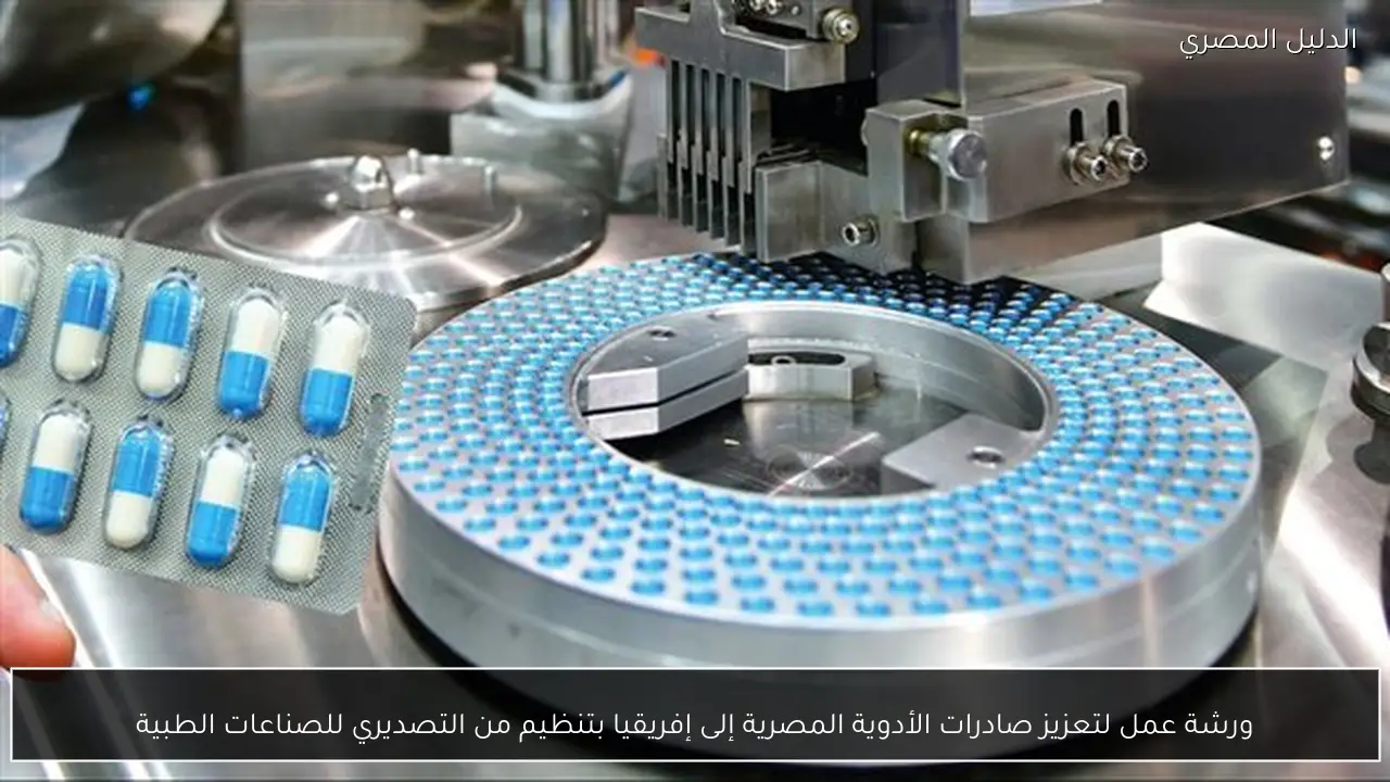 ورشة عمل لتعزيز صادرات الأدوية المصرية إلى إفريقيا بتنظيم من التصديري للصناعات الطبية