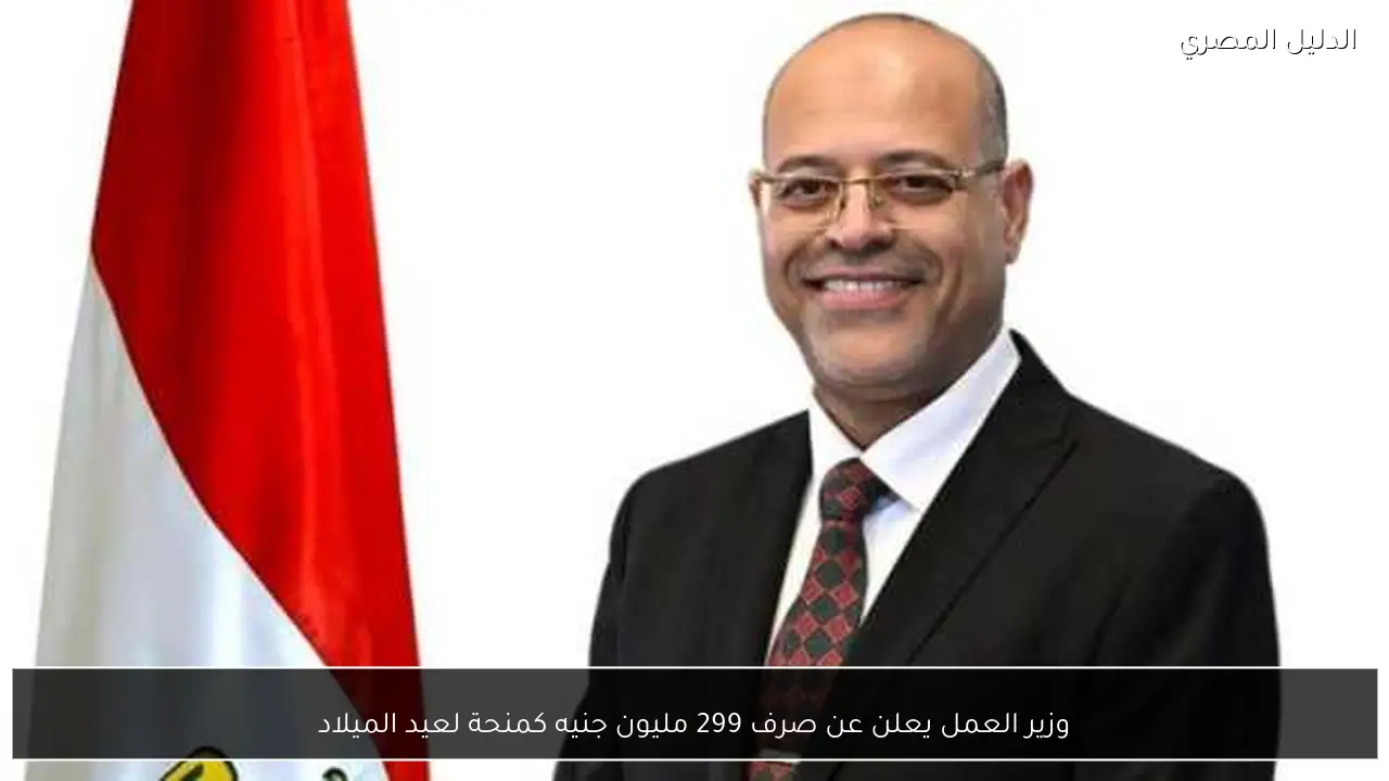 وزير العمل يعلن عن صرف 299 مليون جنيه كمنحة لعيد الميلاد