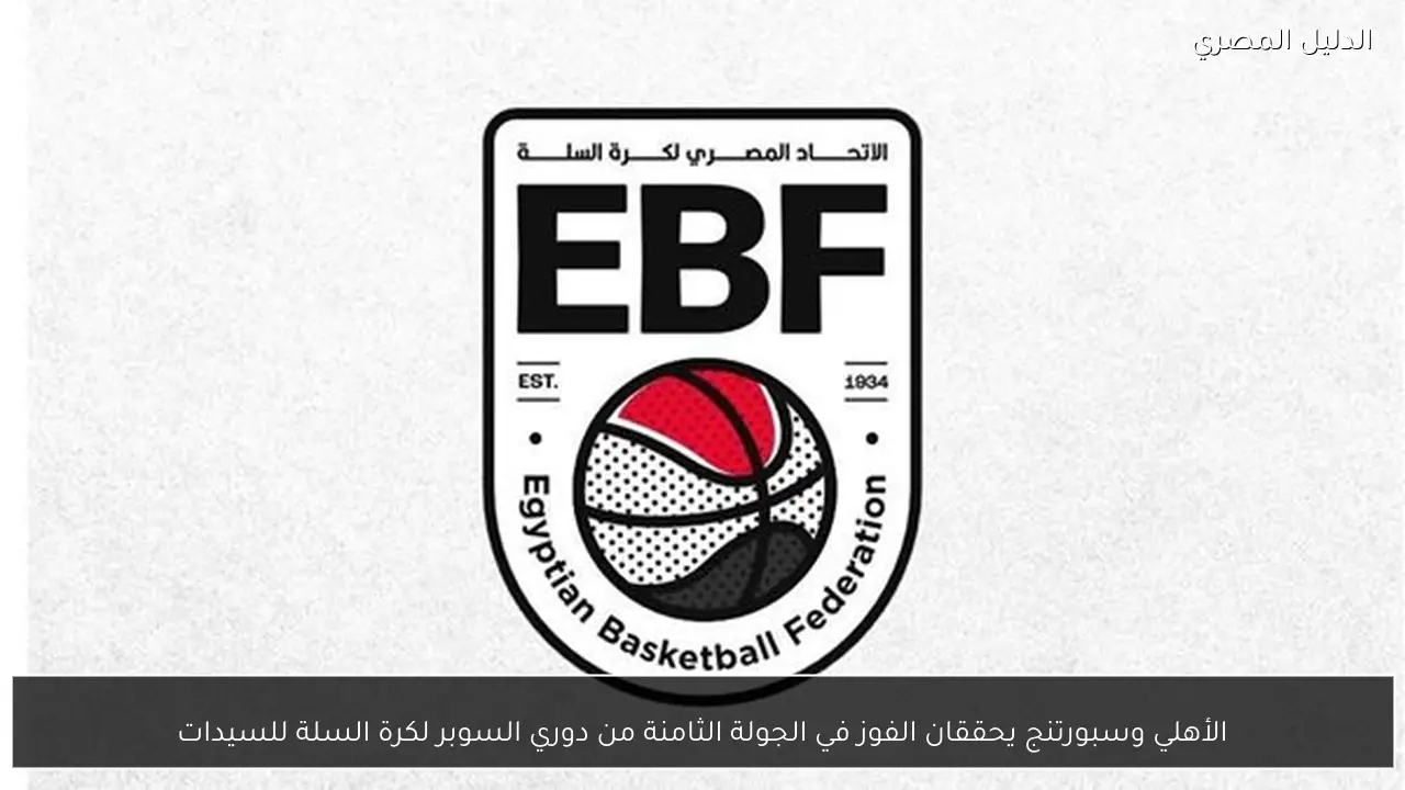 الأهلي وسبورتنج يحققان الفوز في الجولة الثامنة من دوري السوبر لكرة السلة للسيدات