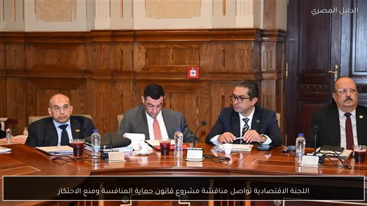 اللجنة الاقتصادية تواصل مناقشة مشروع قانون حماية المنافسة ومنع الاحتكار