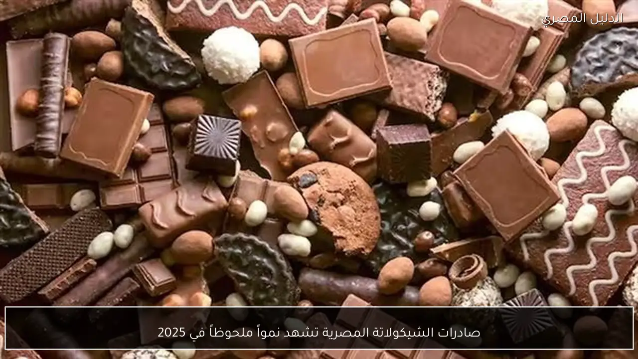 صادرات الشيكولاتة المصرية تشهد نمواً ملحوظاً في 2025