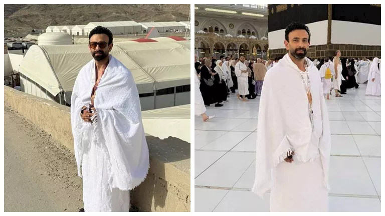 إبراهيم فايق يؤدي مناسك الحج
