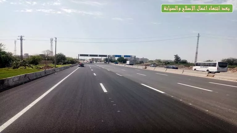 إعادة تشغيل كوبري بنها على النيل بعد انتهاء أعمال الصيانة